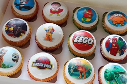 lego jurassic park cupcakes